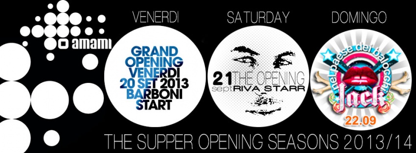 L’apertura dell’Amami