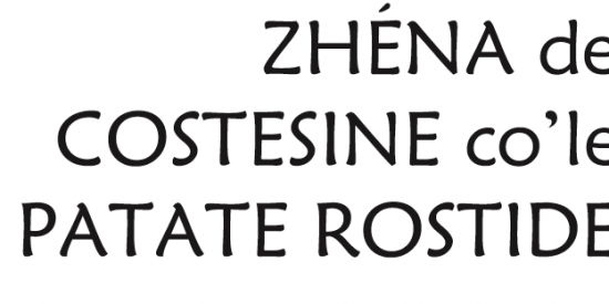 Zhena de costesine all’Osteria La Panza