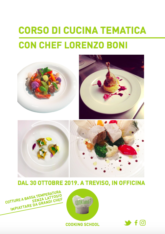 Corso di cucina tematica con chef Lorenzo Boni a Treviso