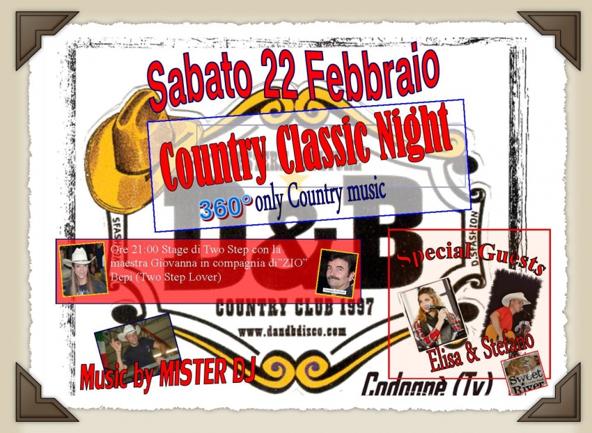 Country Classic Night al D&B