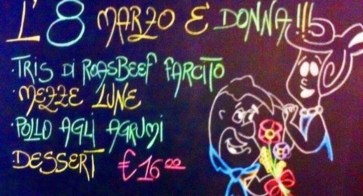 Festa della donna all’Osteria La Panza