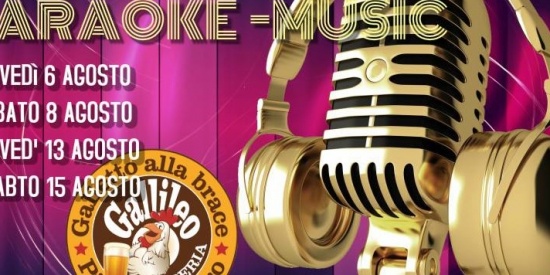 Giovedì si canta al Gallileo di Fontanelle