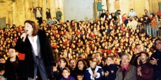 Il karaoke di Pintus a Treviso