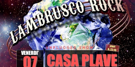 Lambrusco Rock a Casa Plave