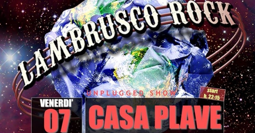 Lambrusco Rock a Casa Plave