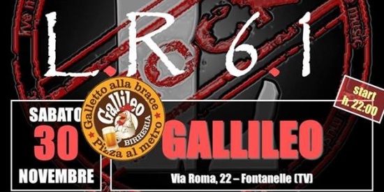 Lambrusco Rock al Gallileo