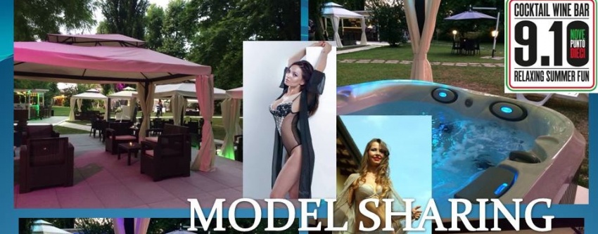 Model sharing alla terrazza 9.10