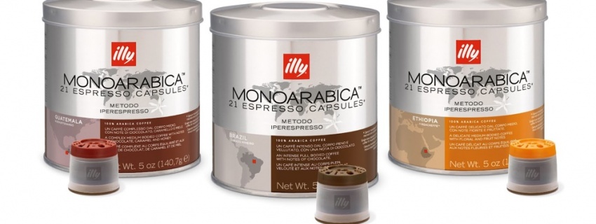 Gusta la monoarabica Illy da iCafè