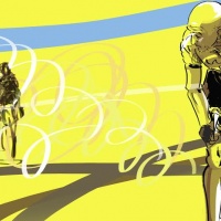 Marco Pantani - illustrazione di Enrico Cicchetti