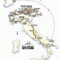 Il percorso del Giro d Italia 2014