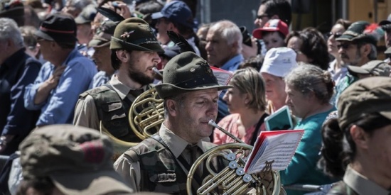 Il raduno degli alpini a Conegliano