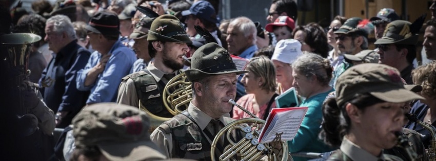 Il raduno degli alpini a Conegliano