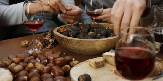 San Martin, castagne e vin