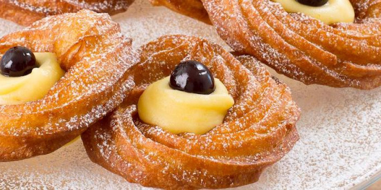 Le zeppole di San Giuseppe all'Antica Pasticceria Nascimben